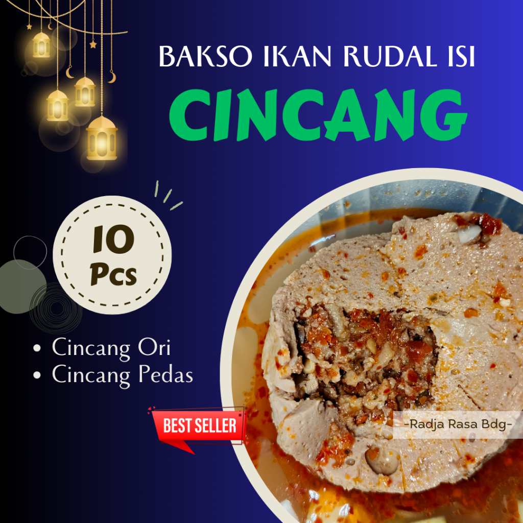 

(Isi 10) Bakso Ikan Rudal Cincang / Rudal Cincang Pedas