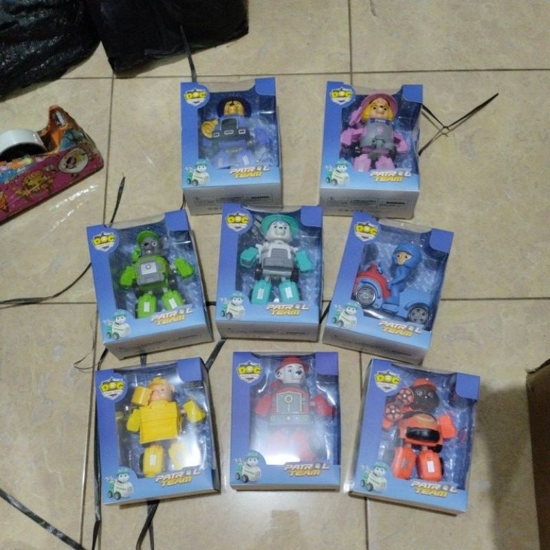 oketoys mainan robot patrol team dogpatrolpawteam robot dog paw