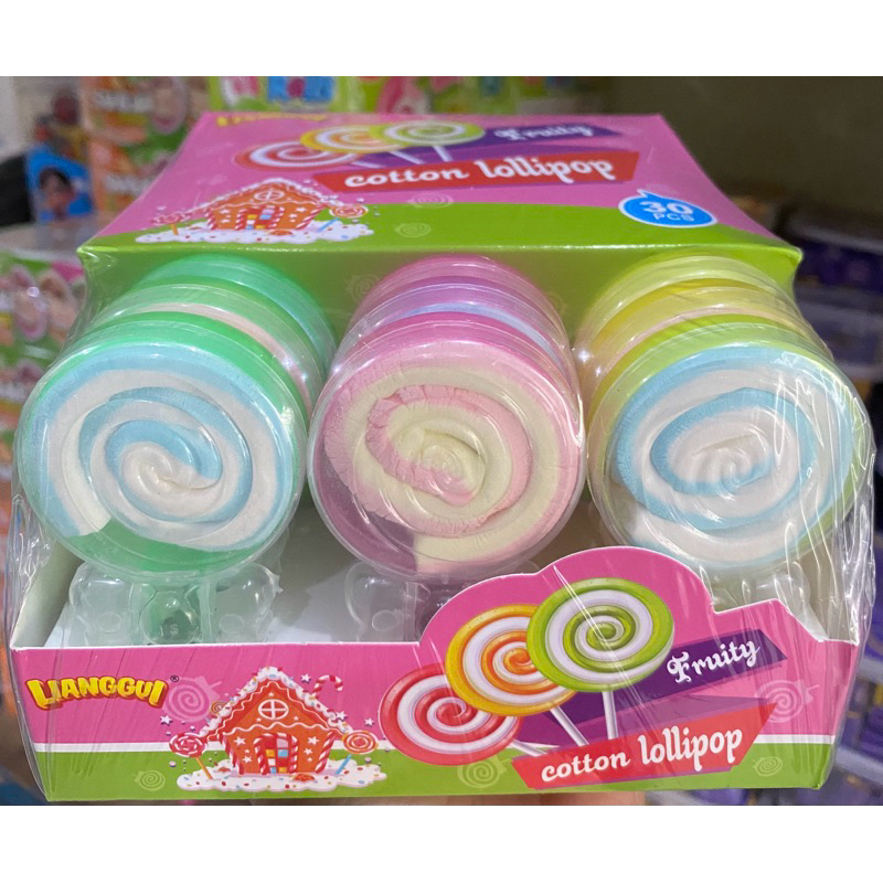 

Permen marshmellow lollipop isi 30pcs