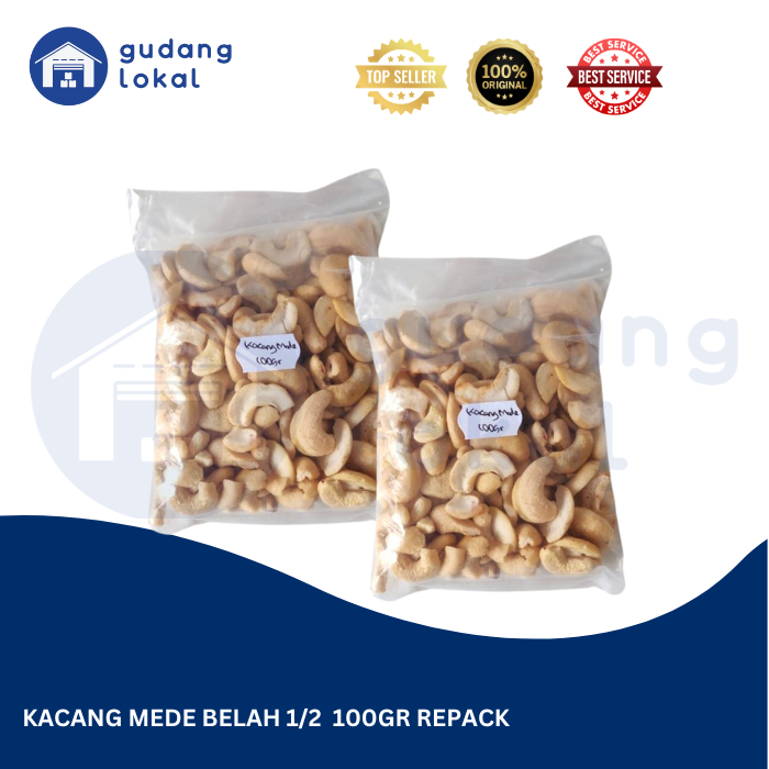 

Kacang Mede Belahan 1/2 100gr