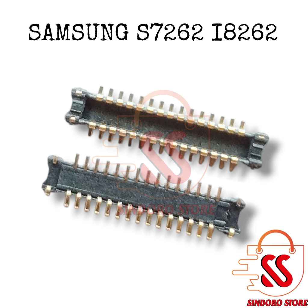 Konektor Lcd Samsung S7262 I8262 Soket Connector Socket 30 Pin di Mesin