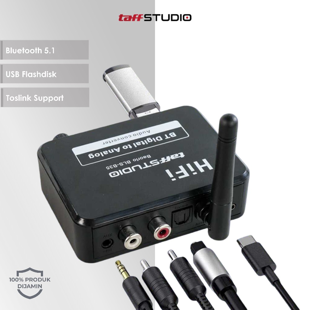 Audio Bluetooth 5.3 Receiver DAC HiFi Digital to Analog