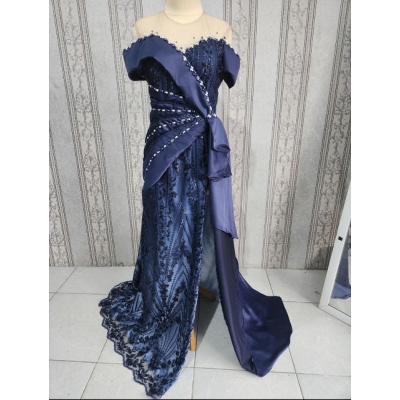 Dress sabrina tile spingle / gaun mama bridesmaids / Baju pesta pengantin