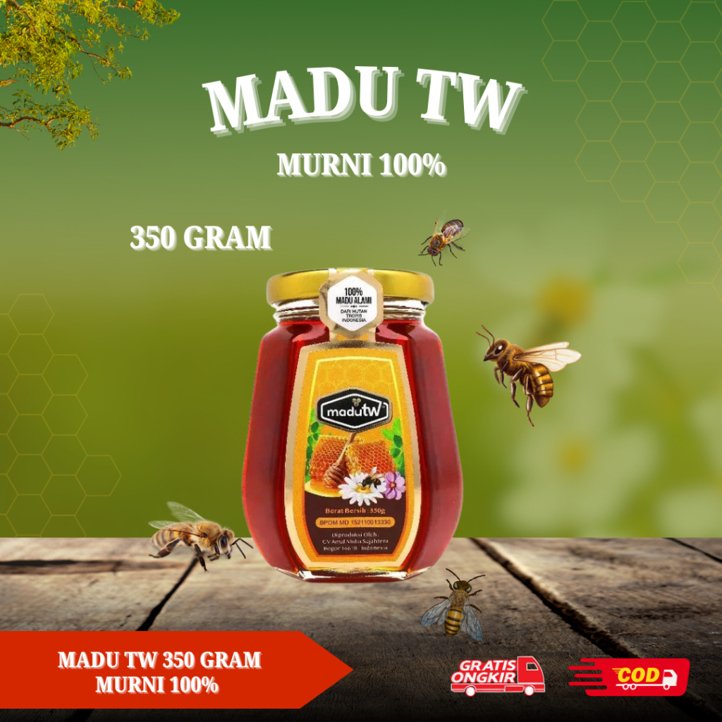 

MADU TW - Murni Hutan Tropis 350gr ORIGINAL 100% ASLI