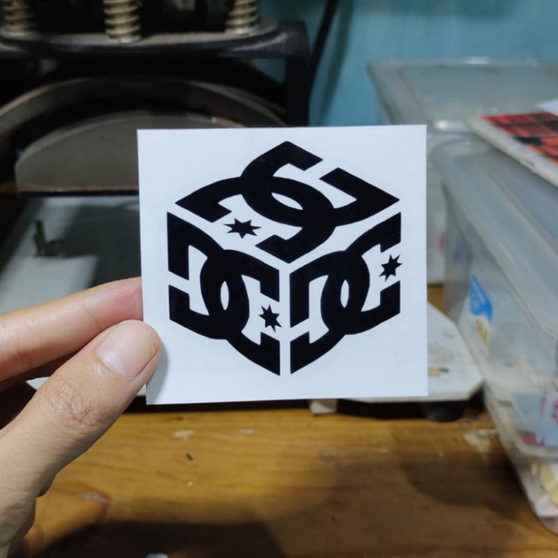

stiker dc 1 sticker cutting keren murah berkualitas