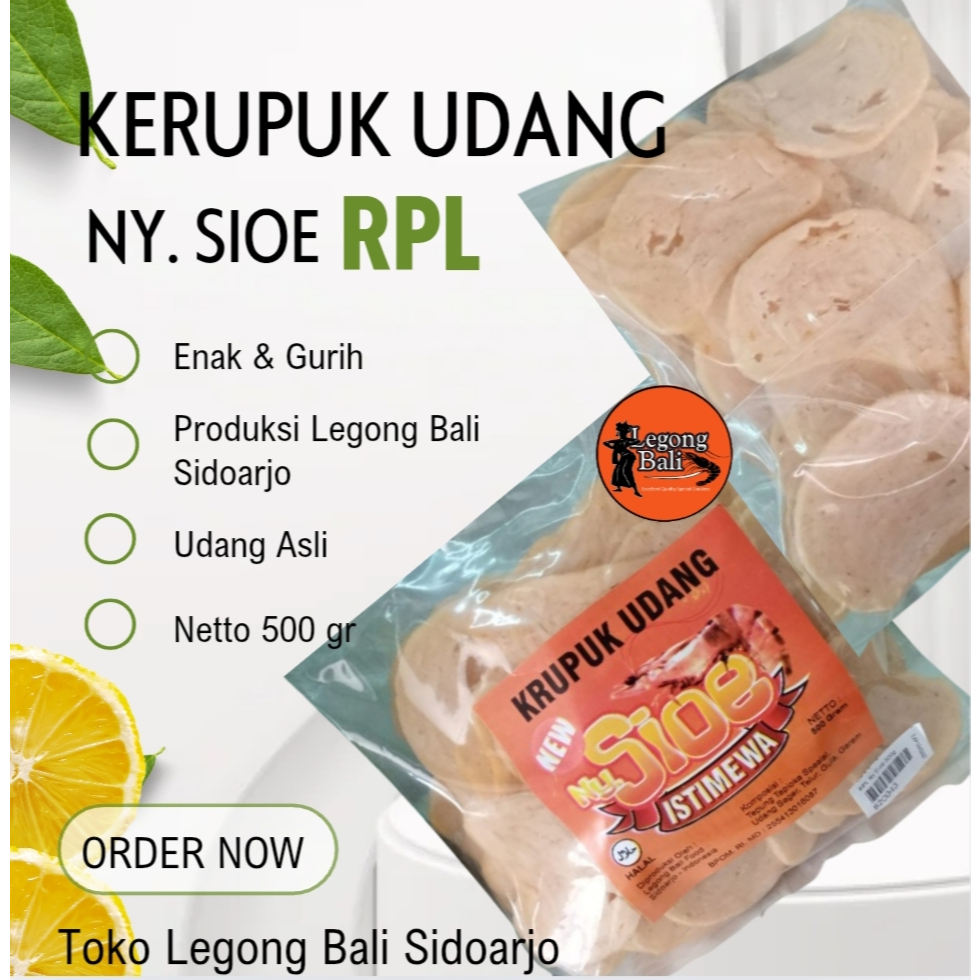 

Legong Bali Kerupuk Udang NY SIOE RPL Kerupuk Mentah Krupuk Udang KERUPUK LEGONG BALI SIDOARJO 500 gr