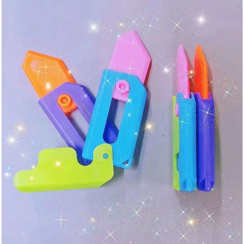 Mainan Pereda Stress | Mainan Fidget Toys 016 | Mainan Dekompresi Anak Anak | Mainan Pisau Lipat Dou