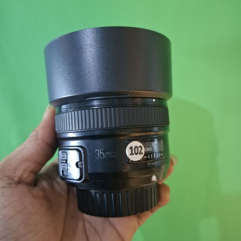 Lensa yn 35mm f2 For nikon / lensa fix yongnuo 35mm nikon