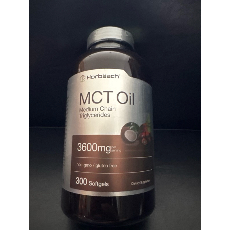 MCT oil keto friendly 3600 mg horbaach USA - 300 softgel