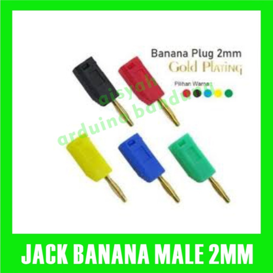 Jack Banana Plug 2mm male Socket Banana 2mm Jek Banana jantan