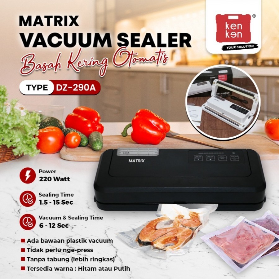 MATRIX Vacuum Sealer makanan Basah kering DZ-290A DZ290A MATRIX