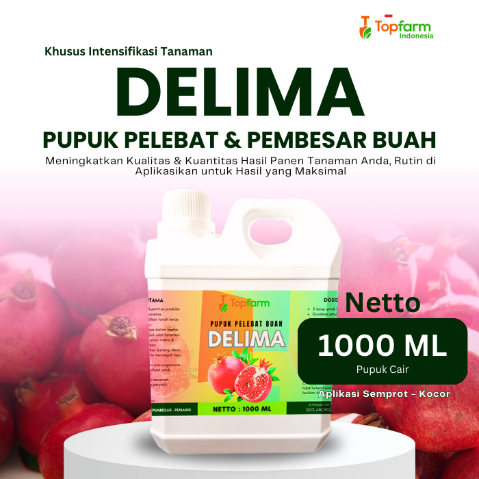 Pupuk Buah Delima Berbuah Lebat / Pupuk Pelebat Buah Delima / Pupuk Booster Buah Khusus Delima