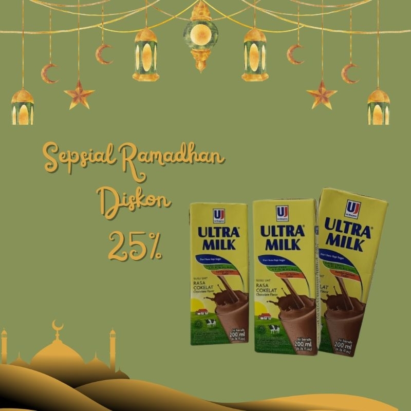 

ULTRA MILK COKELAT 200ML
