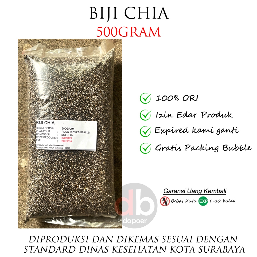 

Chia Seeds 500gr MEXICO
