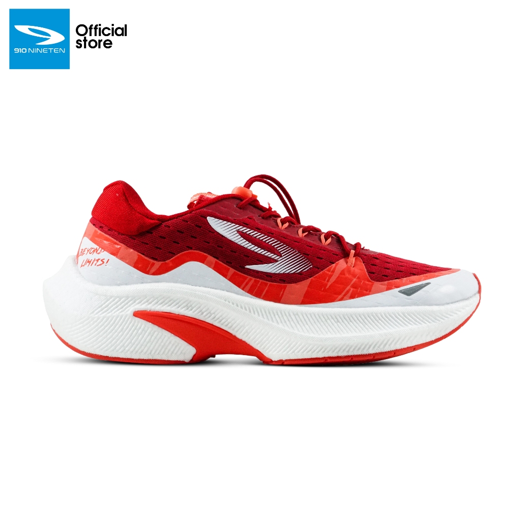 910 Nineten Kaza Jetracer Sepatu Lari Anak - Merah/Putih