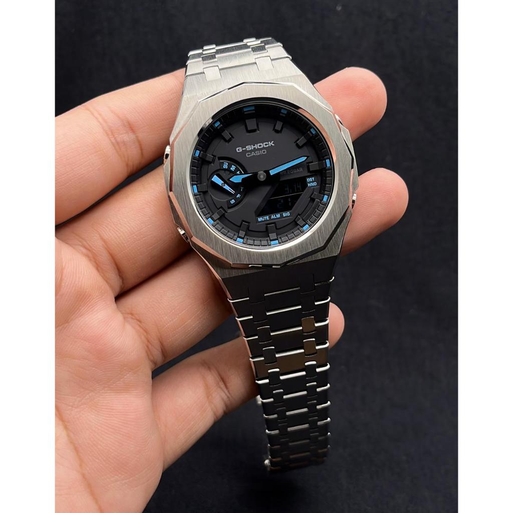 g-shock G-Shock GA-2100-1A2DR Mod Steel Silver Gen 5