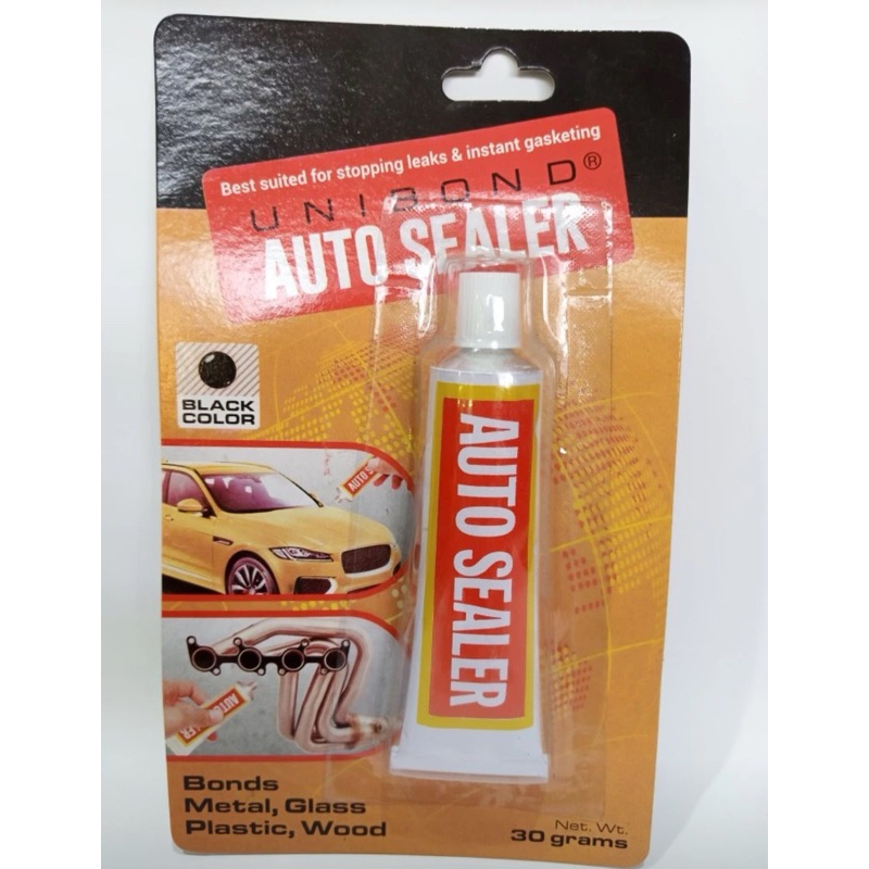unibond auto sealer lem karet hitam