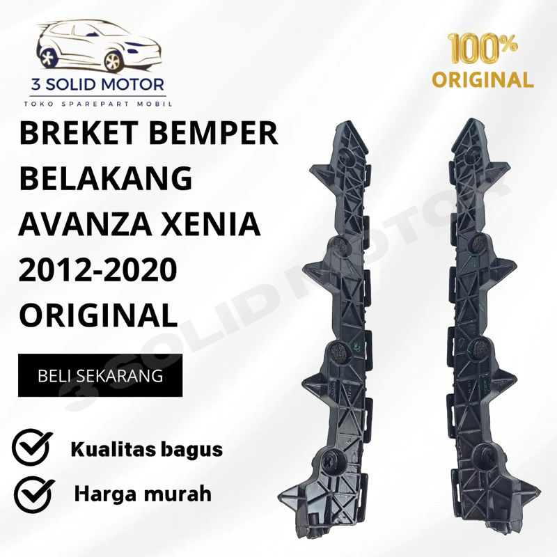 BREKET BEMPER BELAKANG AVANZA XENIA 2012-2020 ORIGINAL