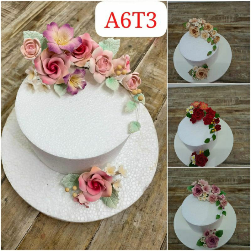 

Gumpaste Flower for cake Decoration A6T3 SET