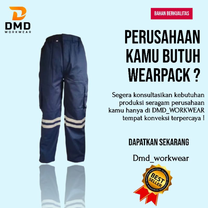 Celana Safety lapangan/Seragam kerja lapangan