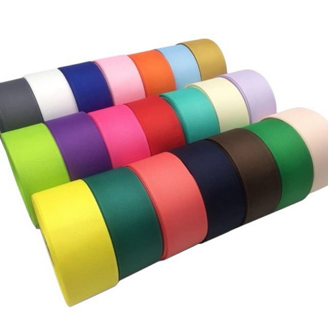 

Pita Grosgrain Tebal size 1.5inch 3,8cm per roll