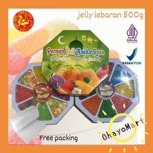 

Permen Jeli Aneka Rasa/ Permen Lebaran / Permen Idul Fitri - HALAL MUI 500grm