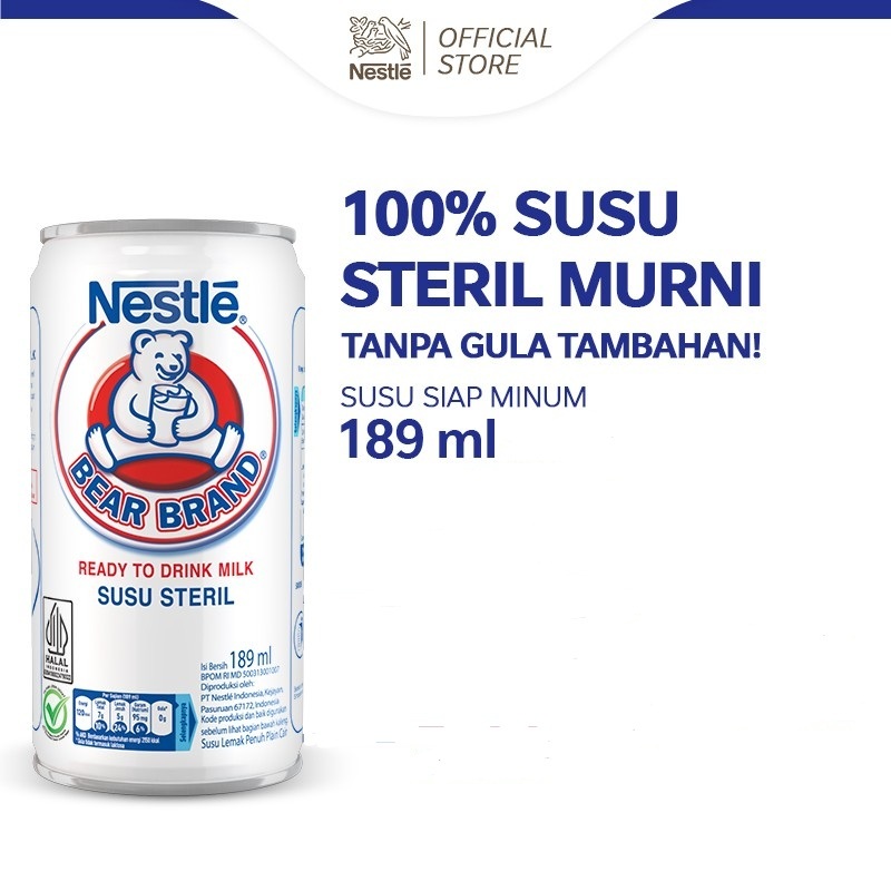 

Bear Brand Susu Steril 189ml Susu Beruang 1 Kaleng Bandung Cimahi