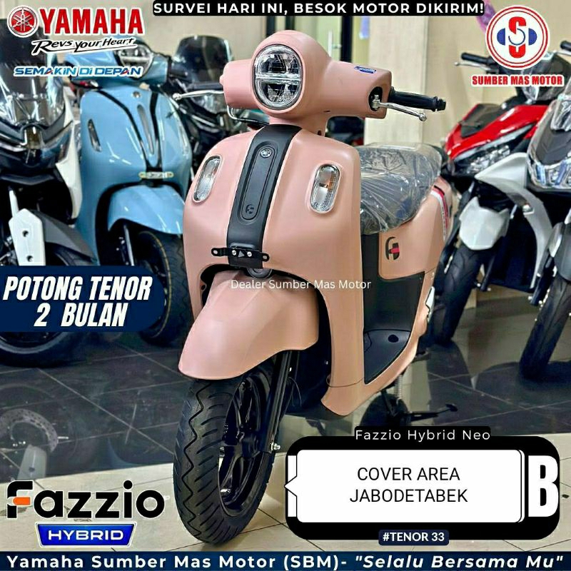 Promo DP Yamaha Fazzio Hybrid Neo Pink
