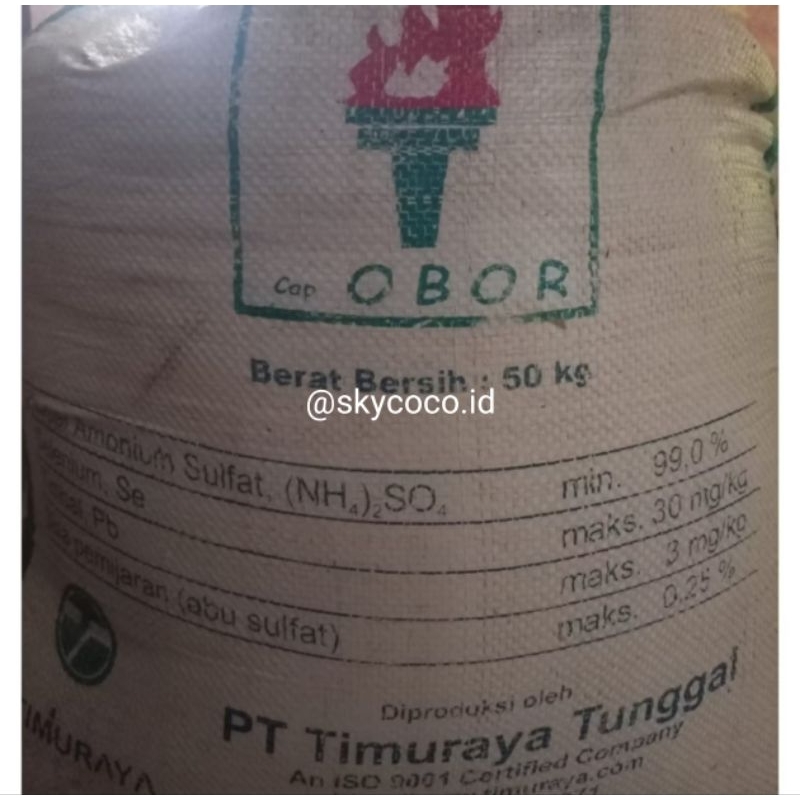 

Ammonium Sulfat (ZA) FOOD GRADE Bahan Penolong Pembuat Nata De Coco Food Grade Kirim Seluruh Indonesia