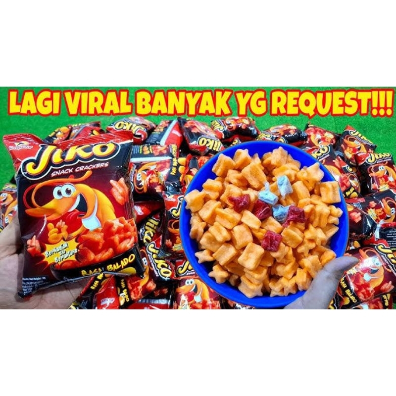 

Ciki Jiko Berhadiah uang tunai- Ciki berhadiah uang - Snack Jiko 1 pack isi 10pcs