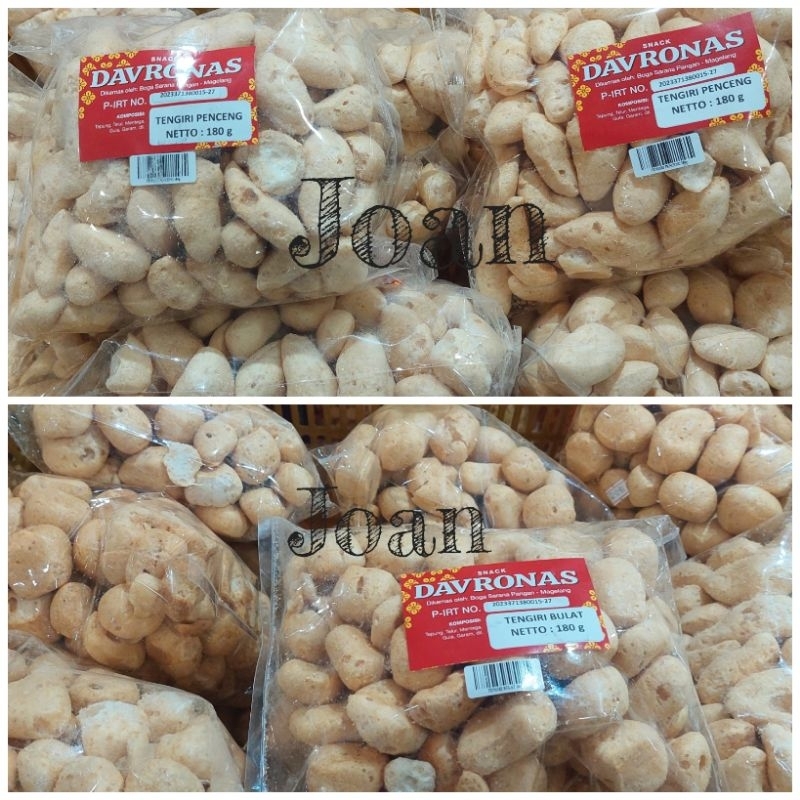 

TENGIRI PENCENG & BULAT 180gr DAVRONAS / Camilan & Oleh Oleh Khas Magelang Jogja Solo