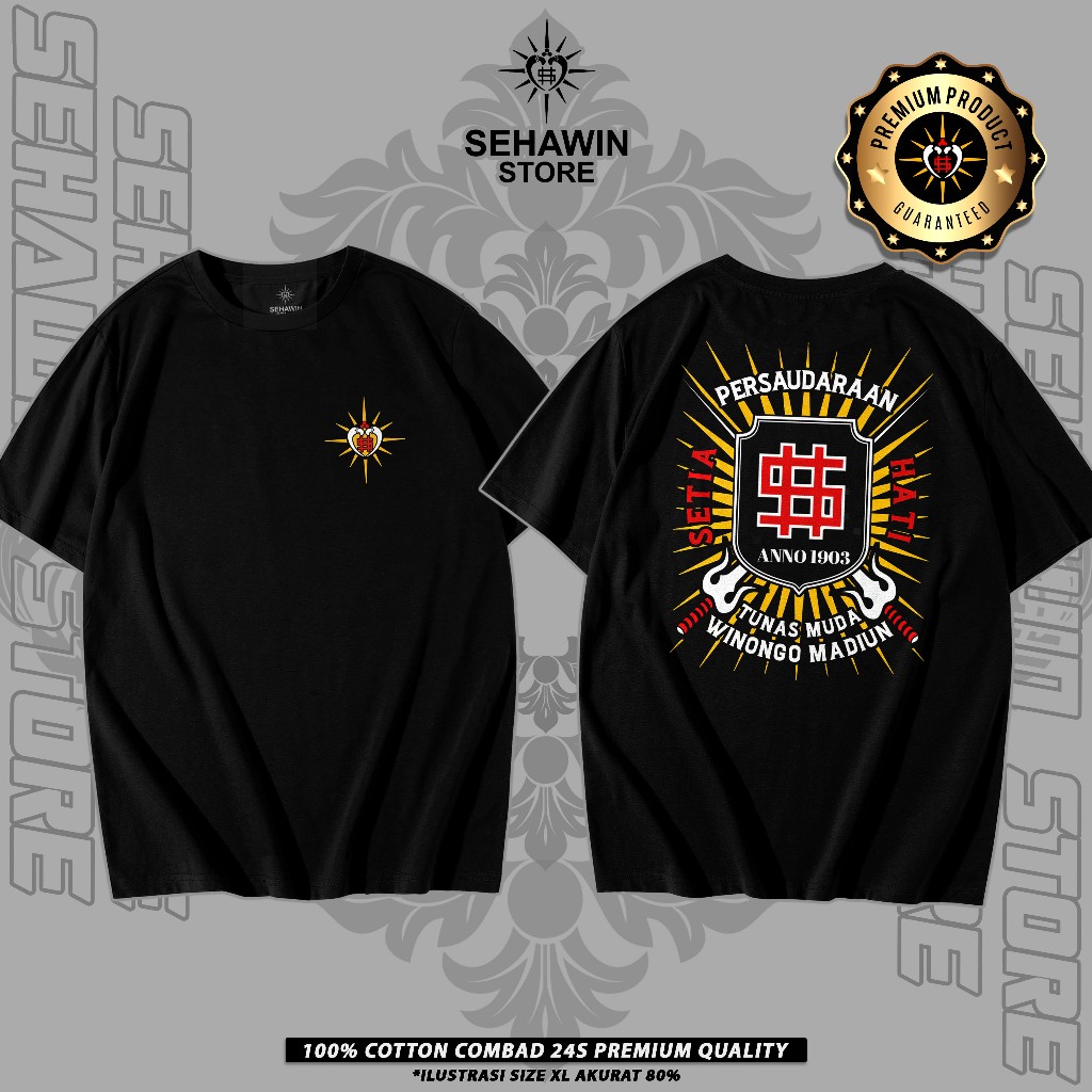 KAOS PSHW 24s - PERSAUDARAAN SETIA HATI WINONGO TM 002