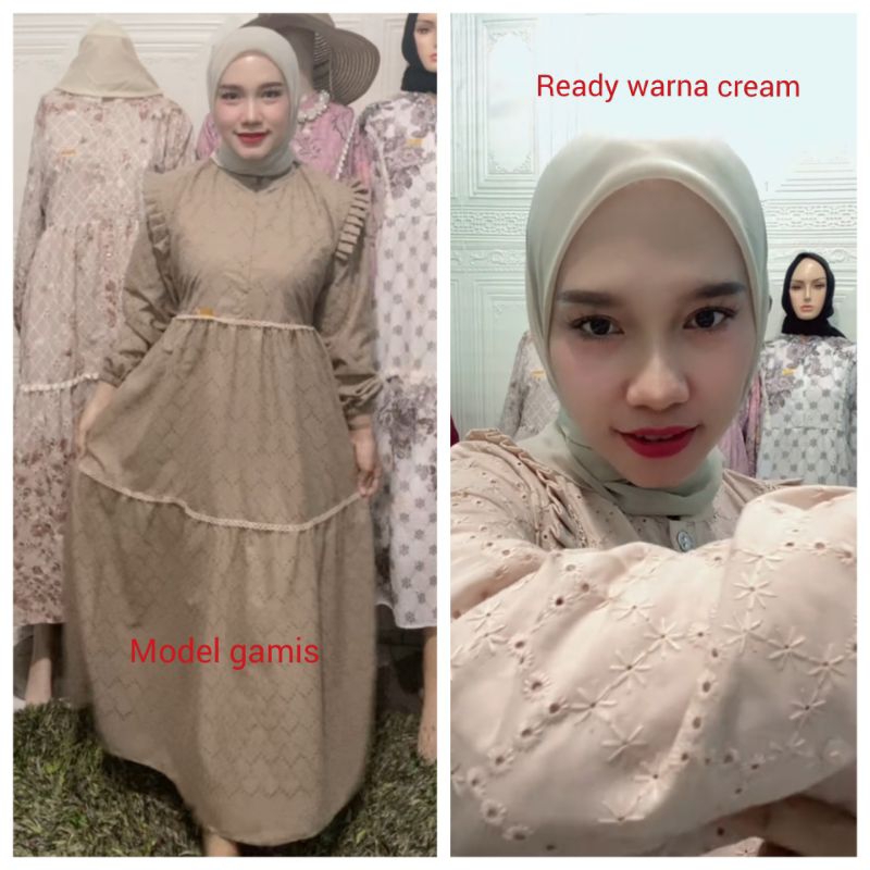 GAMIS KATBOL KATUN BOLONG BORDIR