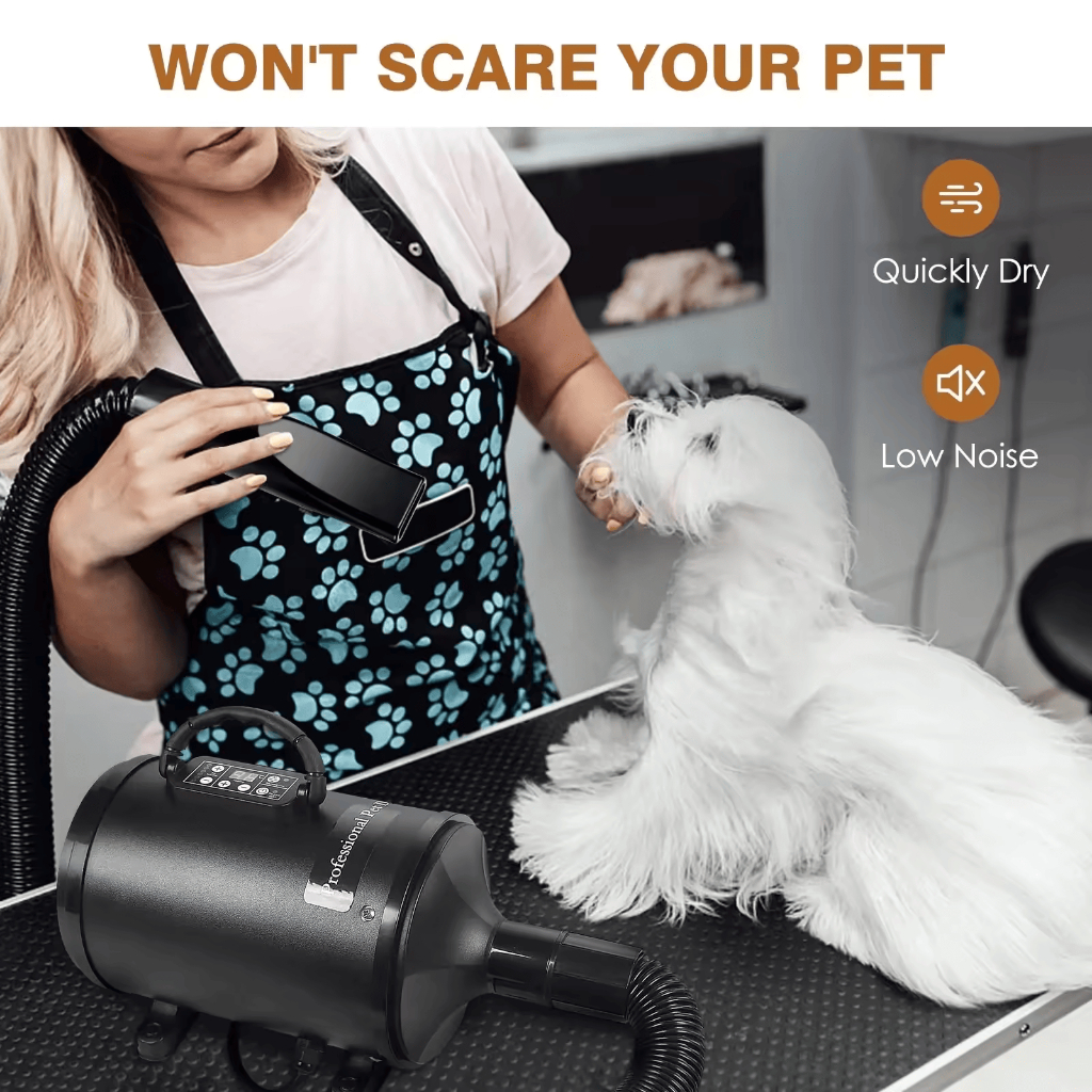 HBlow Smart Pet Hair Dryer Negative Ion Six Speed Regulation LCD 3200W - SH-170 | Hair Dryer Hewan C