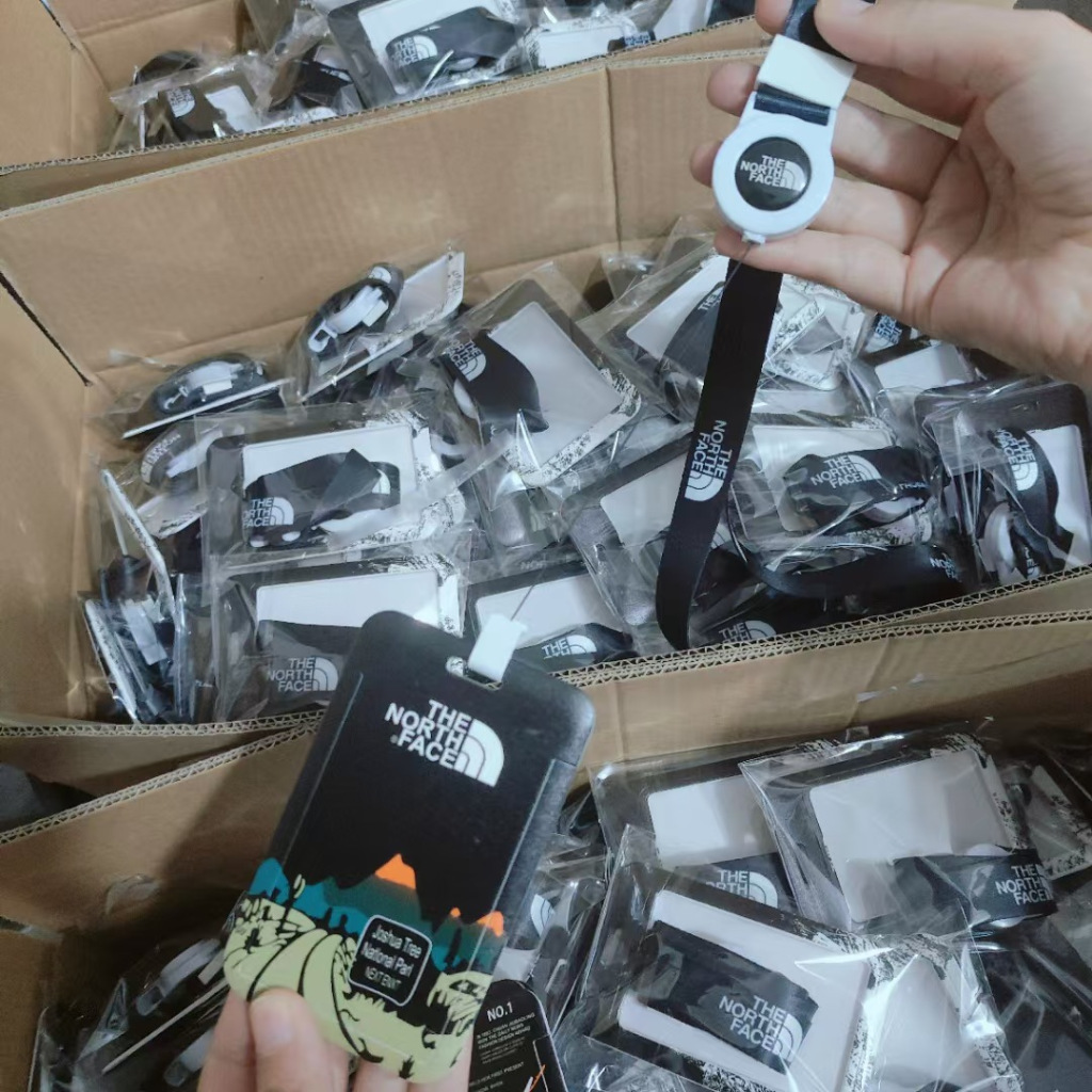 

YEN Lanyard Fashion Nike Adidas The North Face Tempat Kartu ID & IC dengan Tali Panjang Easy-Pull