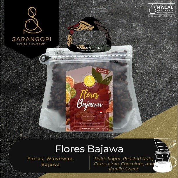 

Trosten x Sarangopi Roastery Floral Bajawa Kopi Arabika - Sarangopi Roastery Speciality Beans V60 Coffee - 100% Arabica