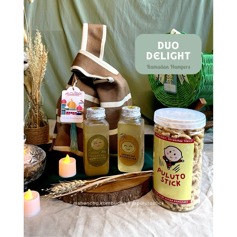 

PULUTO STICK X KOMBUCHA | HAMPERS RAMADAHAN | HAMPERS LEBARAN IDUL FITRI | ISI HAMPERS SNACK & MINUMAN SEGAR