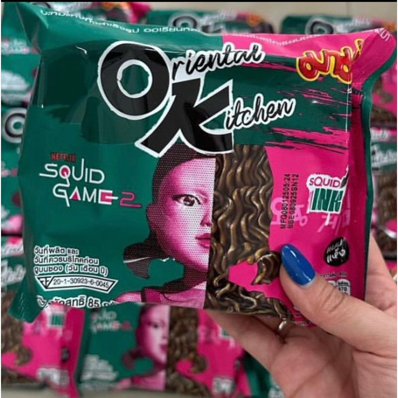 

oriental kitchen squid game mie thailand