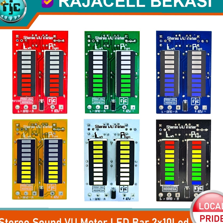 Spesial Dital VU meter Audio Level Meter Model Led Bar Stereo Sound Analizer