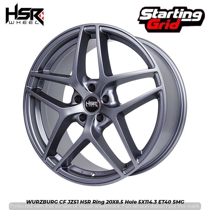 VELG RACING UNTUK ZENIX, LEXUS, ALPHARD, CRV, HRV RING 20 HSR WURZBURG CF