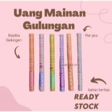replika uang mainan untuk mahar gulungan
