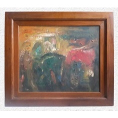 Lukisan Karnaval Karya S.Sudjojono 1981
