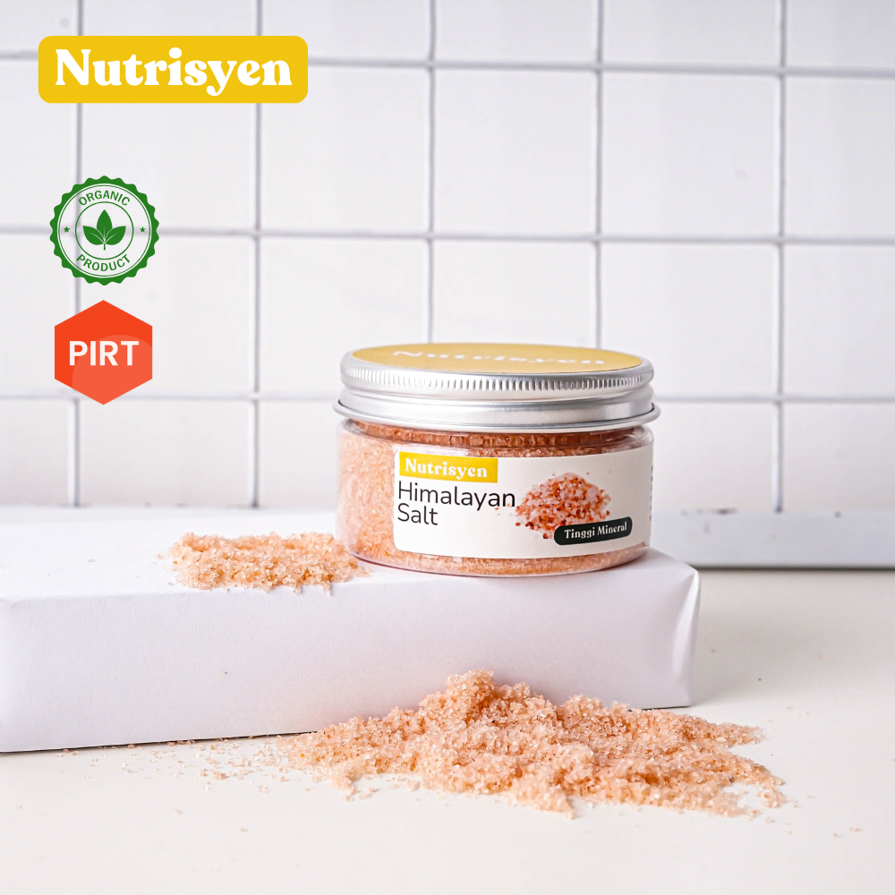 

Nutrisyen - Garam Himalaya Salt 100g Original Asli Organik Himalayan Salt Himsalt Premium untuk MPASI & Masakan