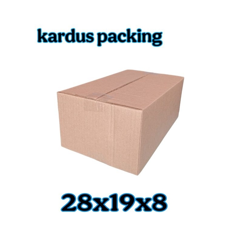 

kardus packing UK 28x19x8 kardus besar