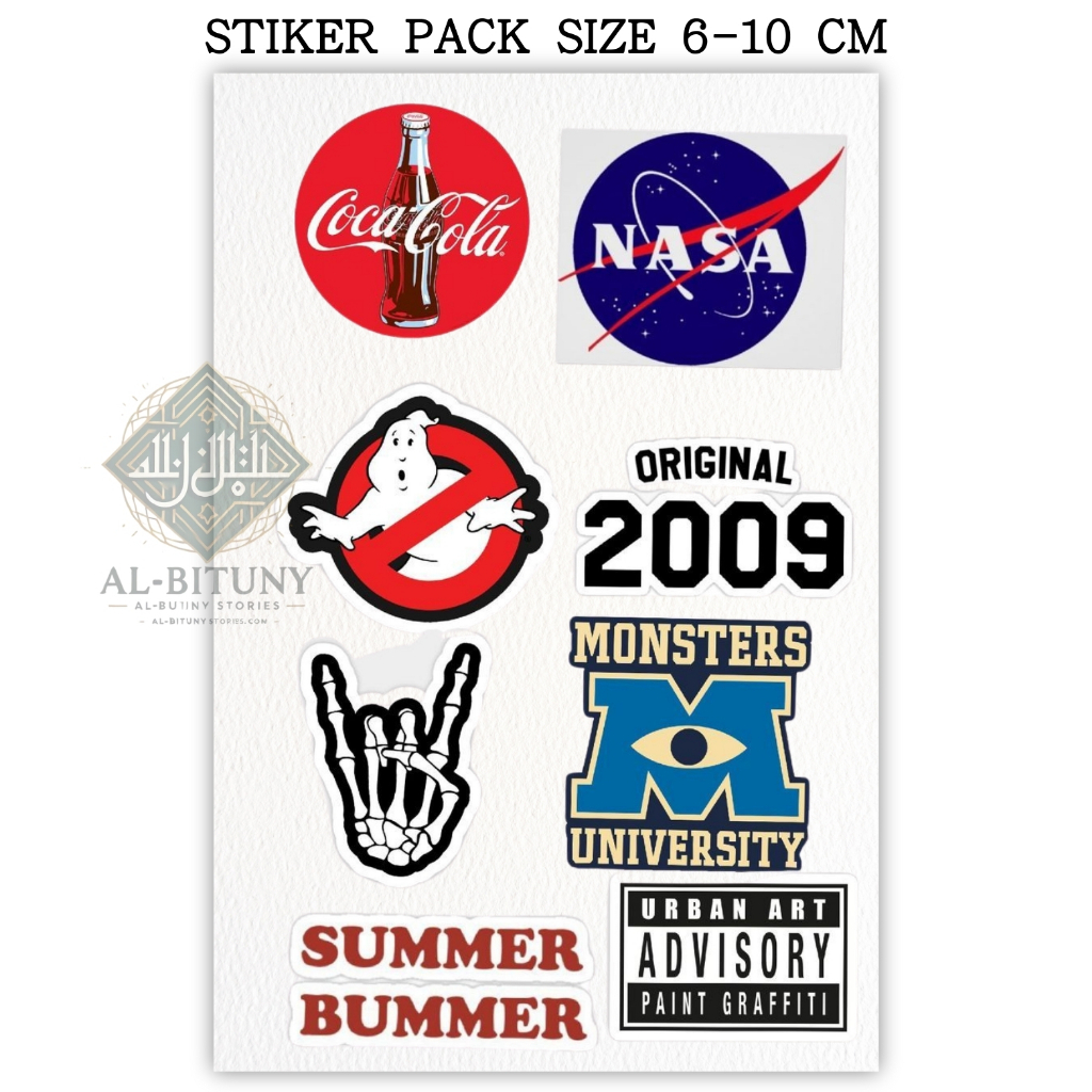 

Sticker Set Keren Brand 16 – Waterproof, Anti Sobek, & Super Lengket