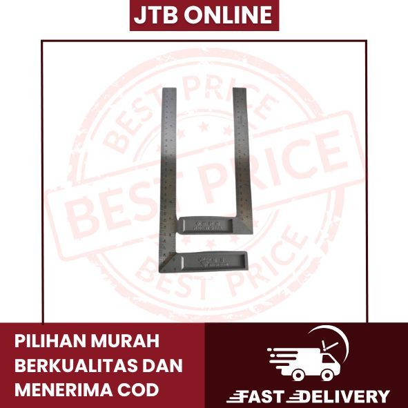 

Penggaris Siku Tukang Stainless 250mm 300mm 20cm 30cm -WOIRX TOOL