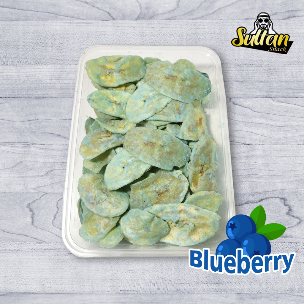 

Keripik Pisang Coklat Rasa Blueberry Premium