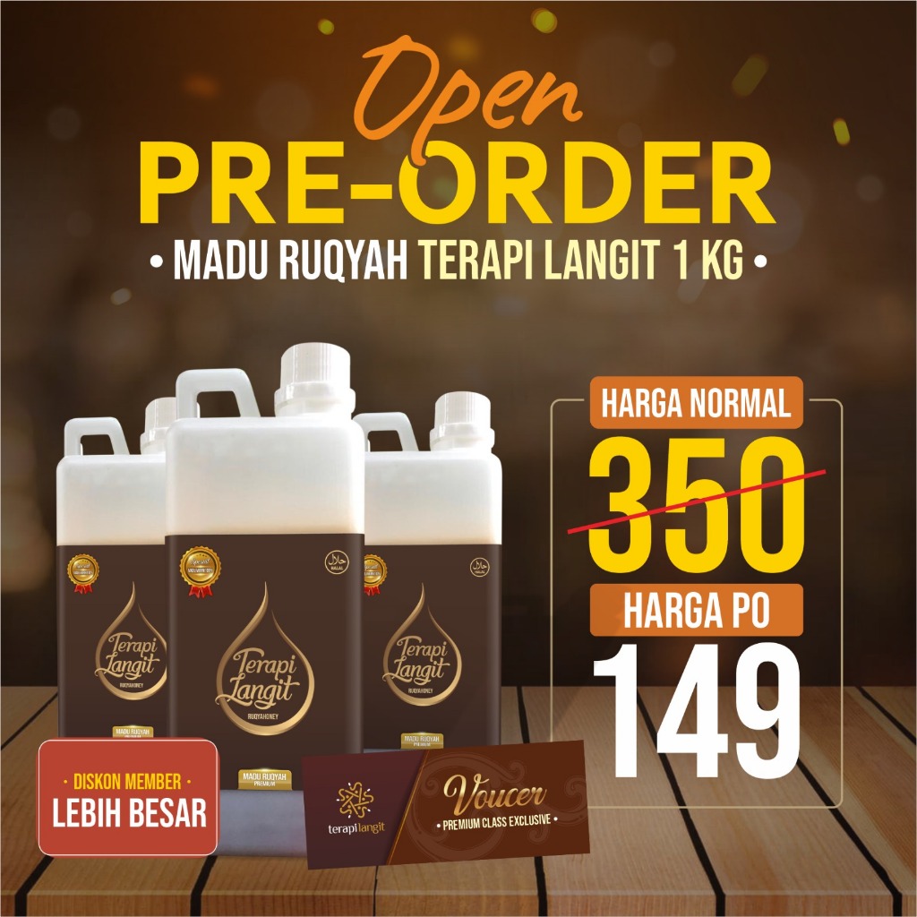 

Madu Terapi Langit Madu Ruqyah1 Kg