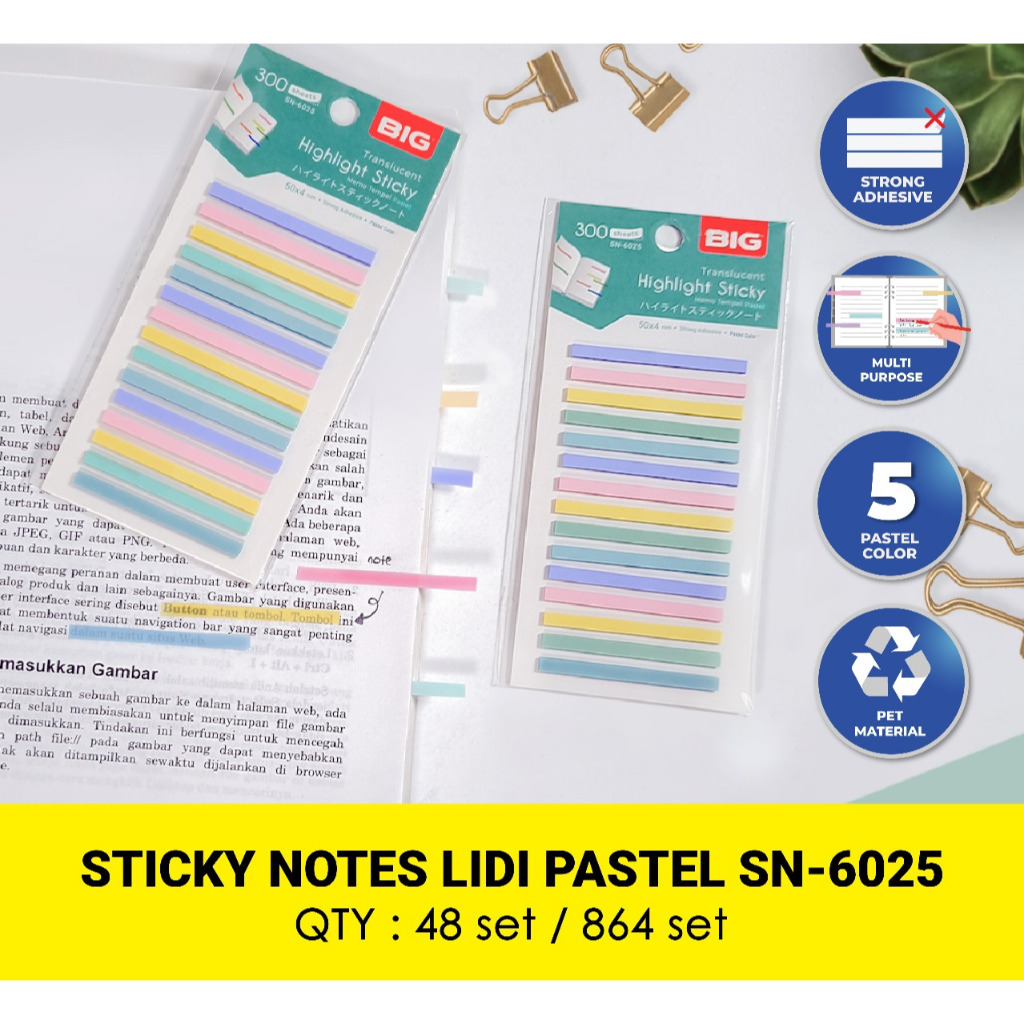 

BIG HIGHLIGHT STICKY SN 6028, 6027, 6025, 6026