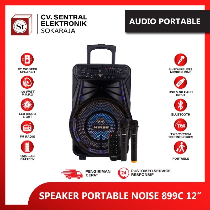 Speaker Portable Noise 899C 12"